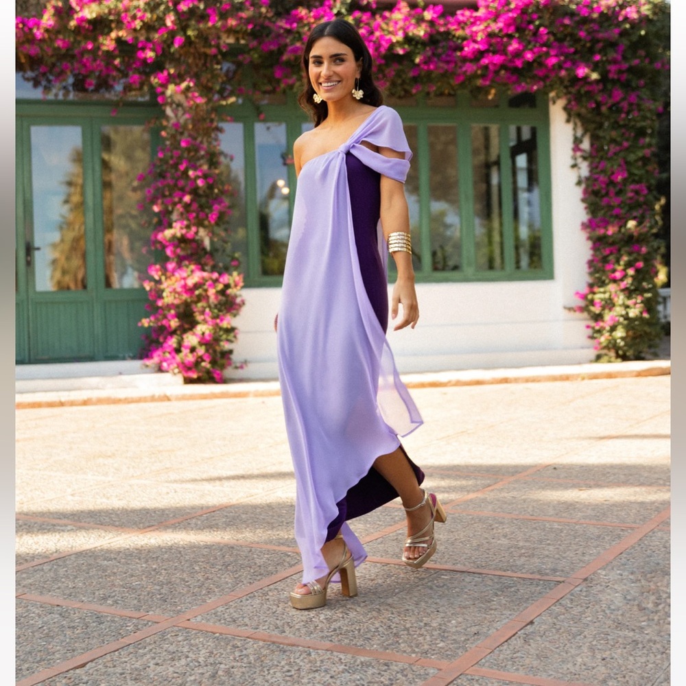The Are Almeria Dress - Purple & Lilac